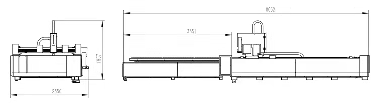 1kw 2kw 3kw 6kw Cnc Fiber Laser Cutting Machines Untuk Lembaran Logam Stainless Steel
