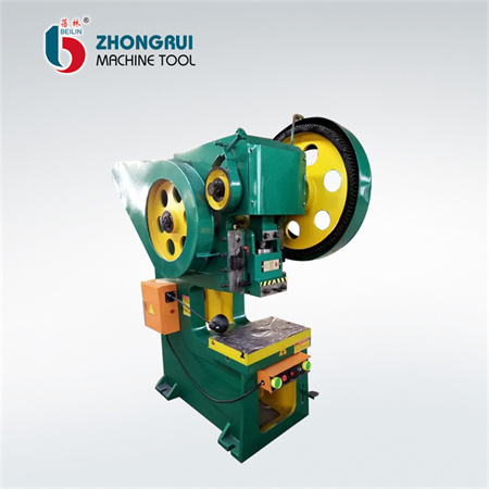 J23-10 membuka kembali mesin meninju eksentrik yang miring / mesin press punch mekanis logam poros