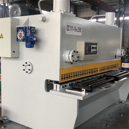 CNC Hydraulic Swing Beam Type Guillotine Metal Shearing Machine Untuk Pemotongan Lembaran Logam