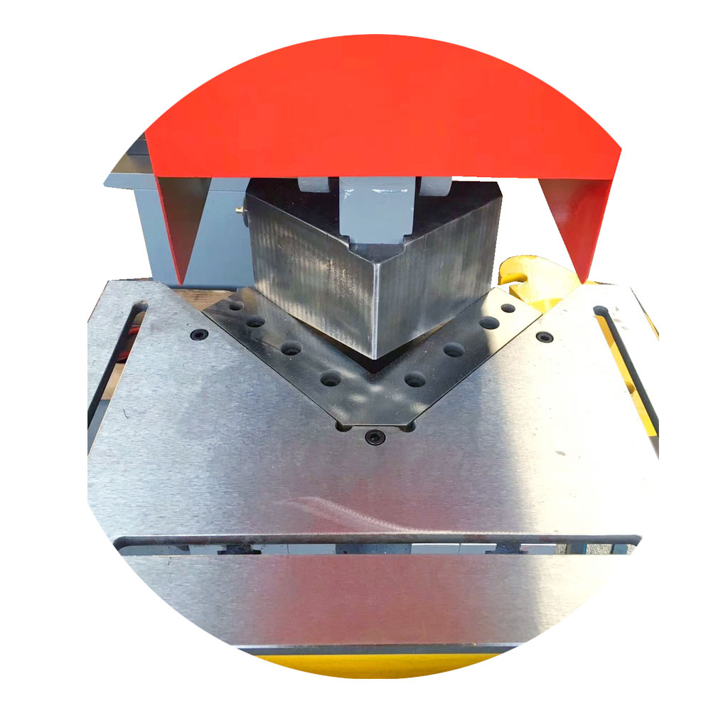 Steel Plate Angle Cutting Punching Notching Machine Hidrolik Ironworker Untuk Dijual